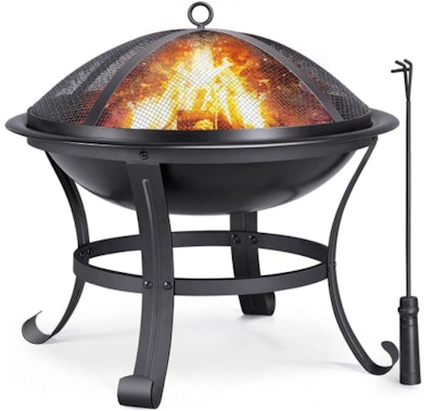 The Yaheetech 22" Fire Pit is one thing to make your backyard a kid oasis.