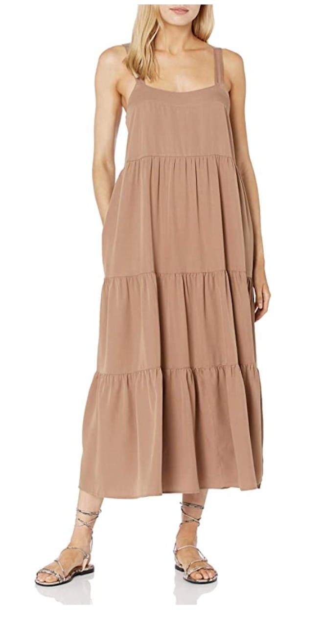 The Drop Britt Tiered Maxi Tent Dress
