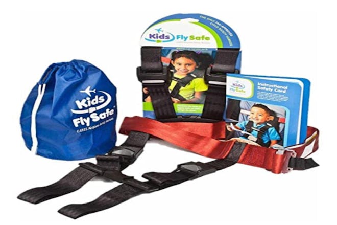 The CARES kids travel harness is a product that makes airplane trips easier with kids.