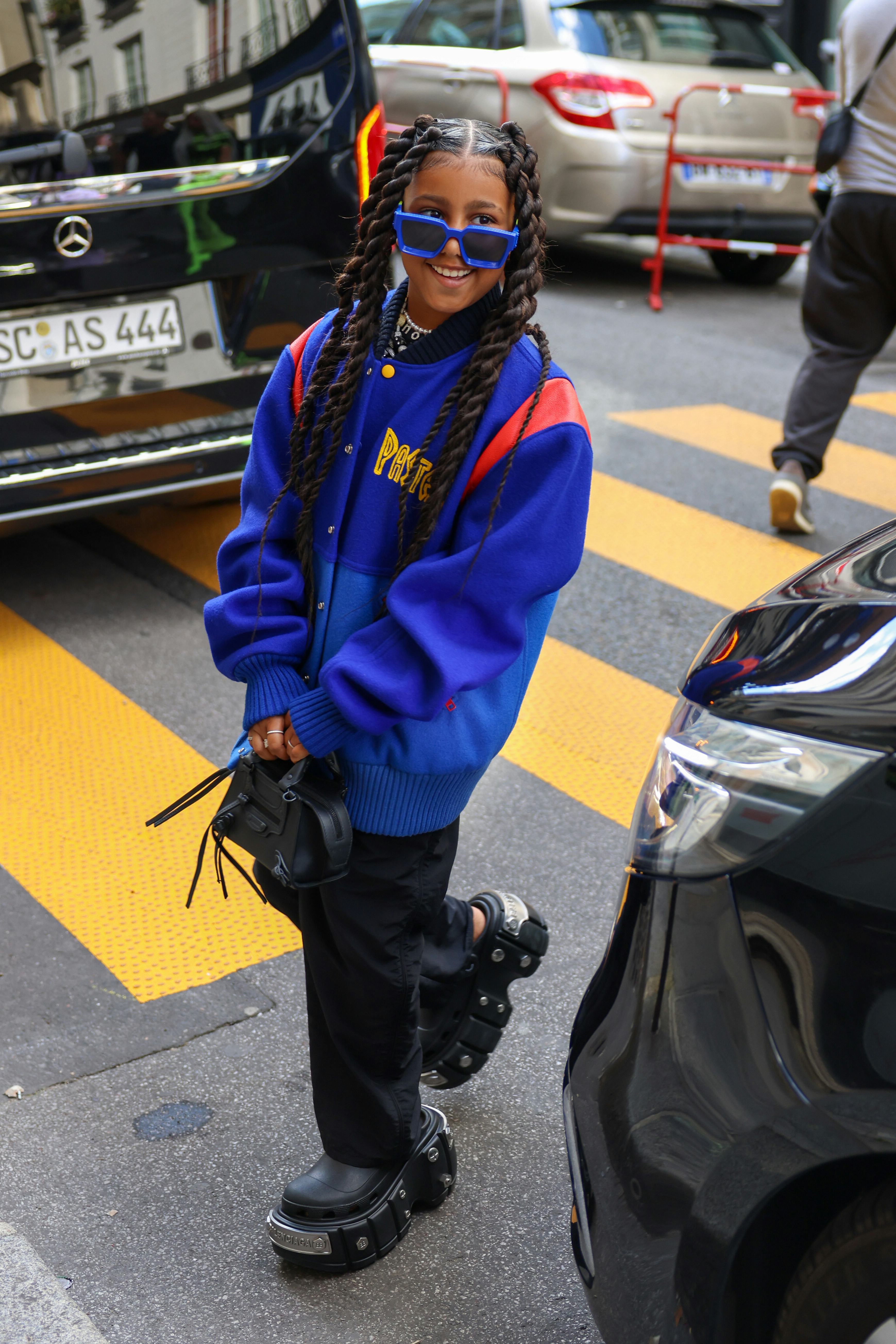 North West Wore Balenciaga Crocs Nonstop At Paris Couture Week