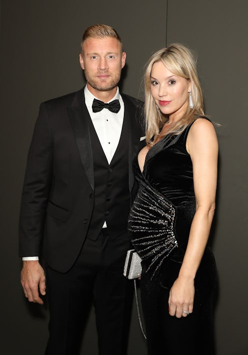 Freddie Flintoff and his wife Rachael Wools Flintoff in 2019