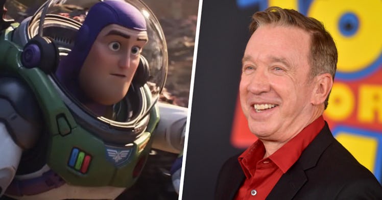 Buzz Lightyear from 2022 Lightyear; Tim Allen