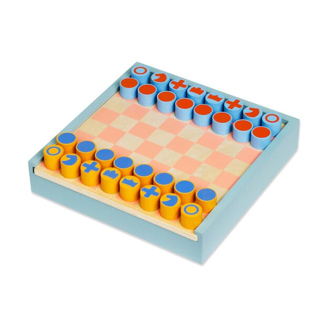 checkers board in chess and checker set from MoMA Design Store