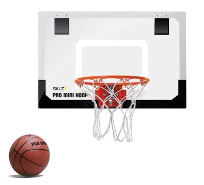 The SKLZ Pro Mini Basketball Hoop is one thing to make your backyard a kid oasis.