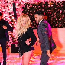 Britney Spears and Sam Asghari's honeymoon is underway. Photo via Shutterstock