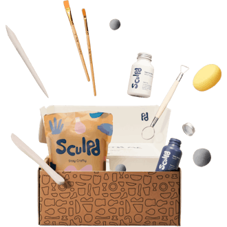 pottery kit from sculpd