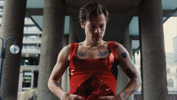 Harry Styles music video filming locations in the UK include the Barbican Centre in London.