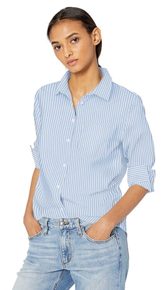 Amazon Essentials Long-Sleeve Button-Down Shirt