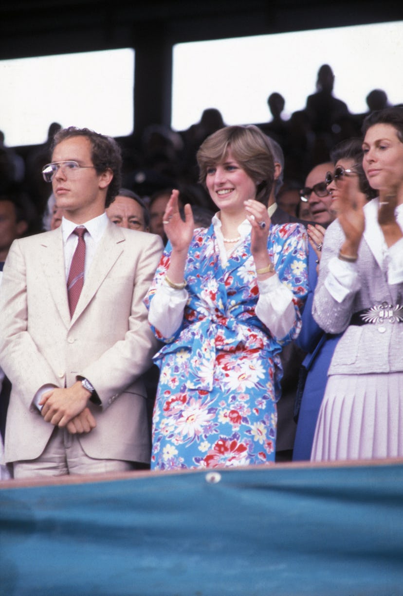 Prince Albert of Monaco and Diana 1981