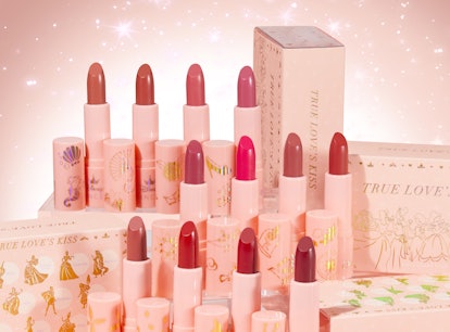 ColourPop and Disney's new True Love's Kiss Lipstick Vault with 12 full-coverage shades.