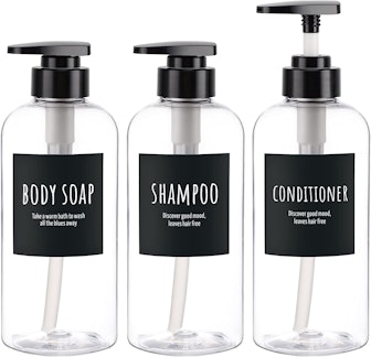 Segbeauty Shampoo and Conditioner Bottles (3-Piece)