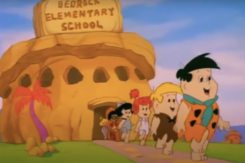 The Flintstone Kids leave school