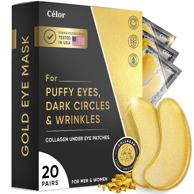 Célor Gold Under-Eye Patches (20 Pairs)