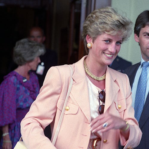 London July 4, 1993 Princess Diana at Wimbledon Tennis Mens Final