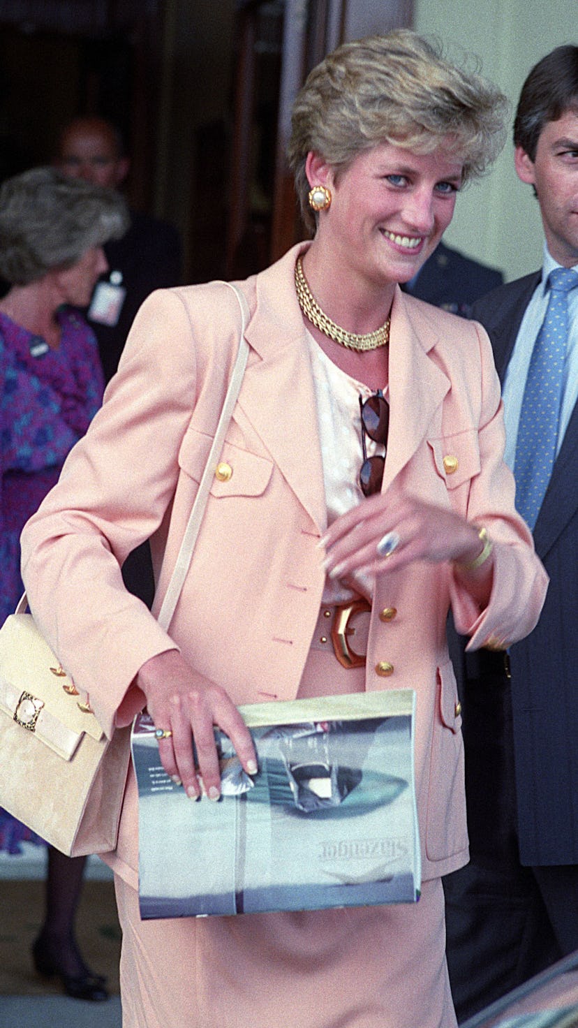 London July 4, 1993 Princess Diana at Wimbledon Tennis Mens Final