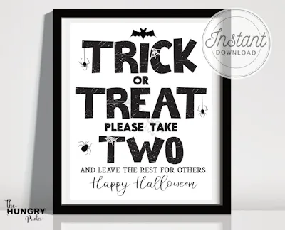 9 Cute 'Please Take One' Halloween Signs Trick-Or-Treaters Won't Miss 9 Cute 'Please Take One' Halloween Signs Trick-Or-Treaters Won't Miss
