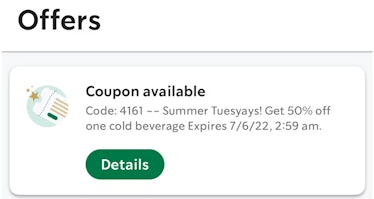 Why is Starbucks' half-off Tuesdays deal not working? Here's what you need to know.