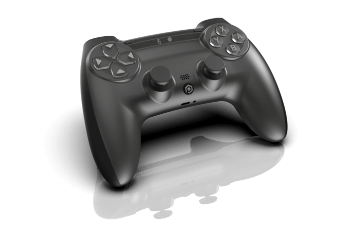 A mock-up photo of Polium's controller