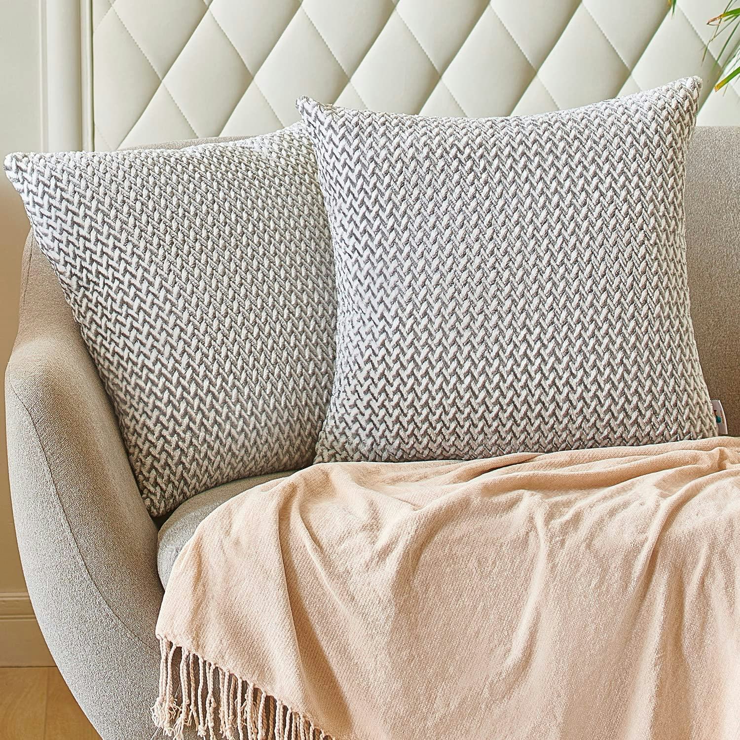 PAULEON Throw Pillow Covers (Set Of 2)