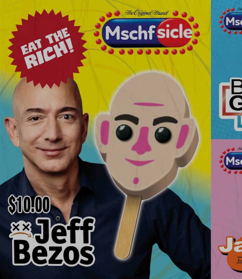 MSCHF "Eat the Rich" popsicle campaign