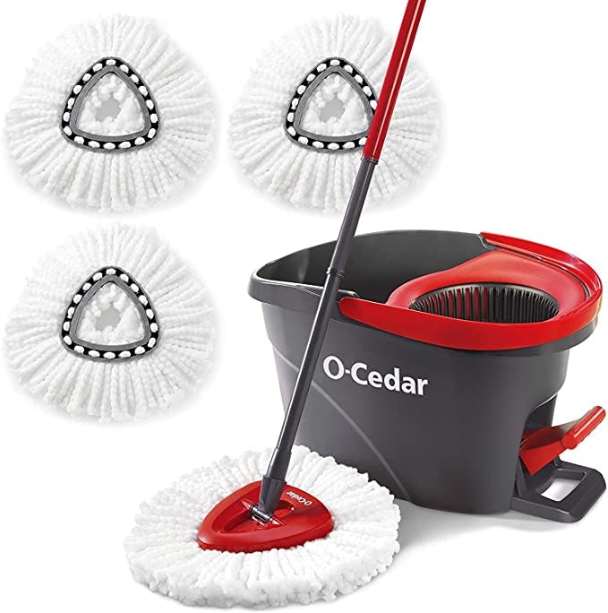 O-Cedar System Easy Wring Spin Mop &amp; Bucket