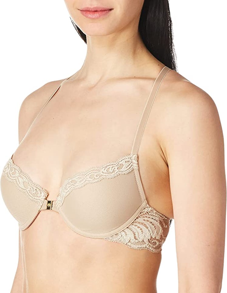 Natori Feathers Front Close T-Back Bra