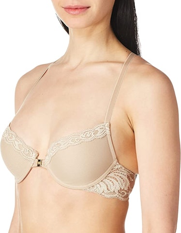 Natori Feathers Front Close T-Back Bra