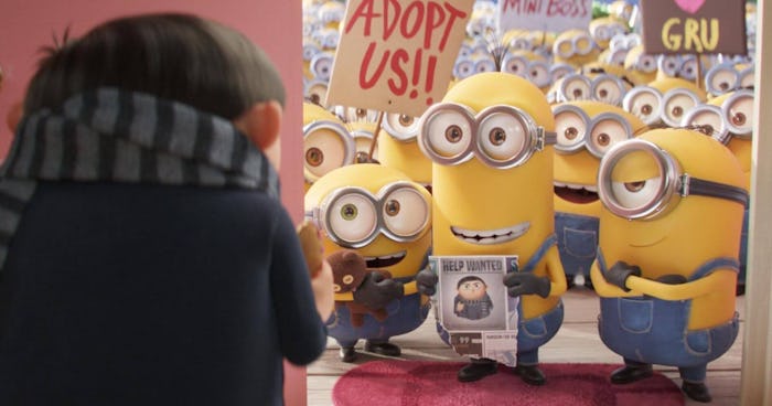 Teenagers are showing up in suits and eating bananas to see 'Minions' and not everyone loves it.