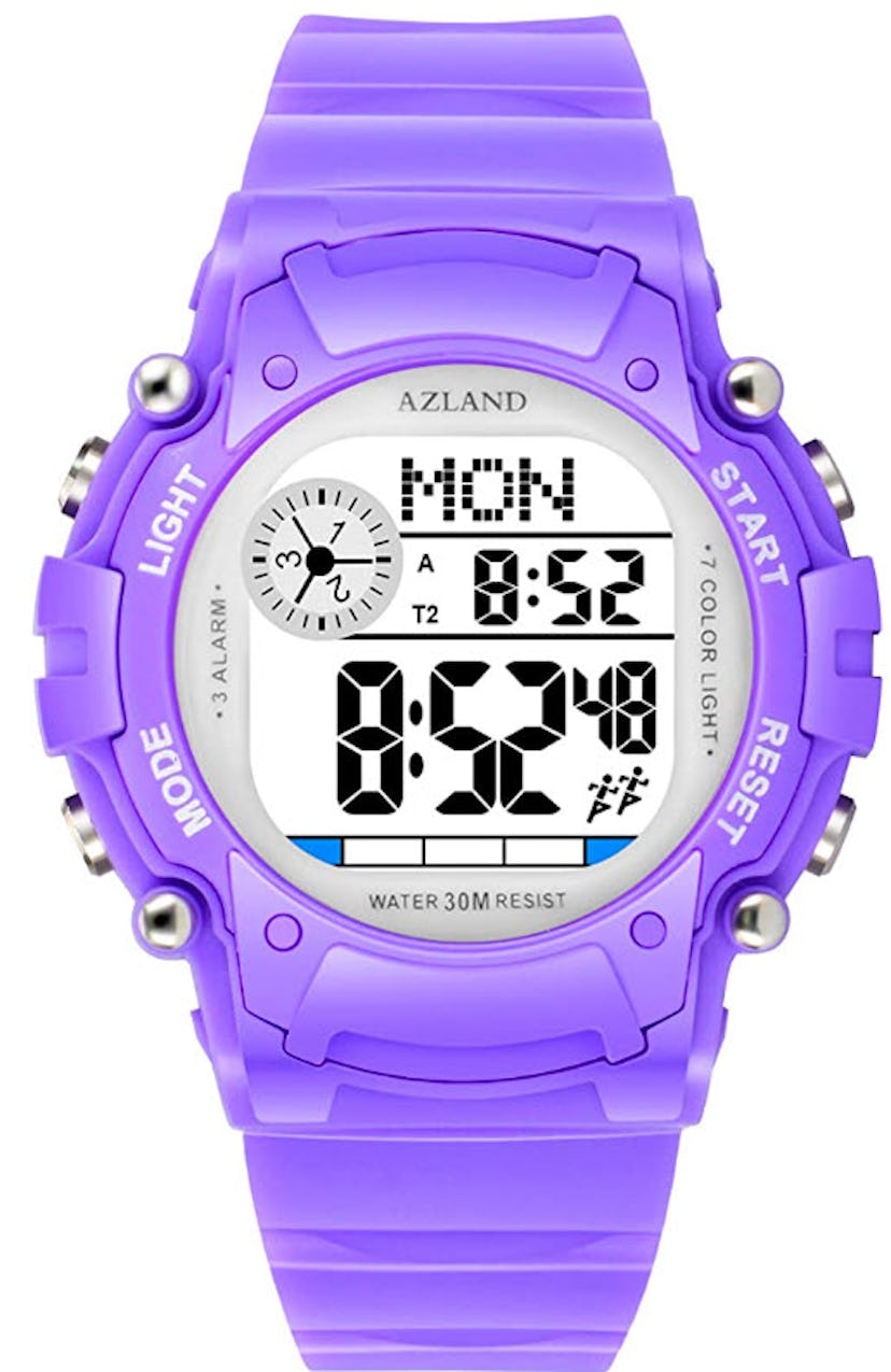 AZLAND 3 Multiple Alarms Reminder Sports Kids Wristwatch