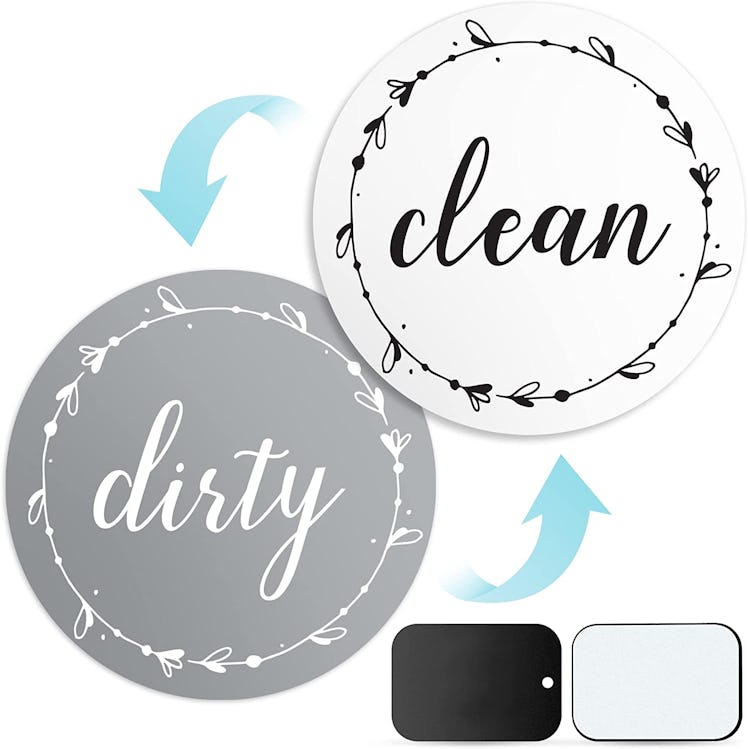 Dishwasher Magnet Clean Dirty Sign 