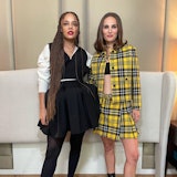 Natalie Portman and Tessa Thompson clueless looks