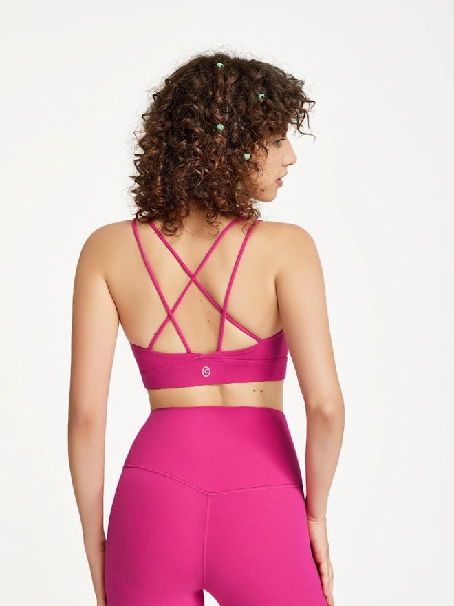 FeatherFit™ Strappy Back Sports Bra