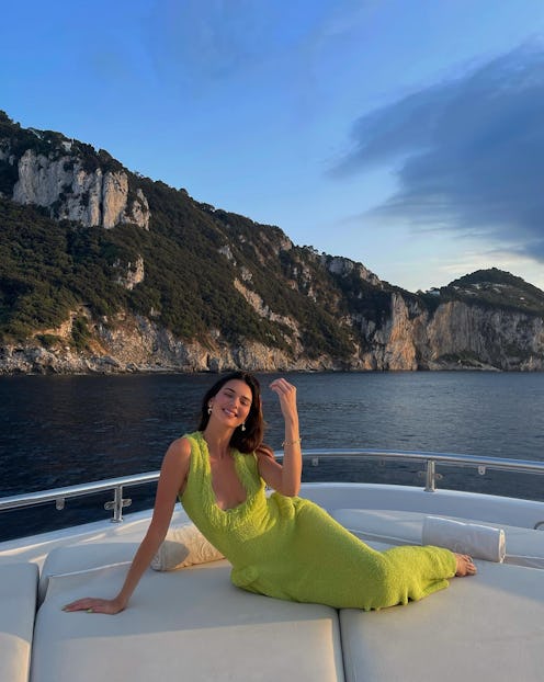 Kendall Jenner wearing a dress