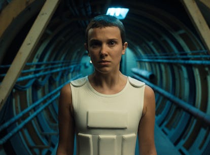 Millie Bobby Brown as Eleven in Stranger Things 4