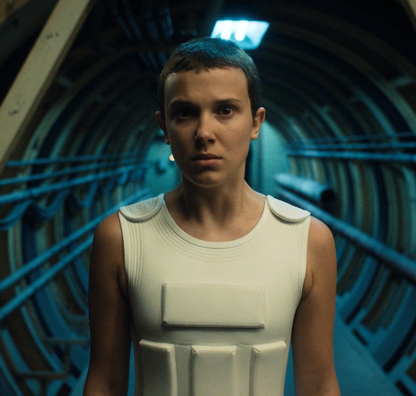 Millie Bobby Brown as Eleven in Stranger Things 4
