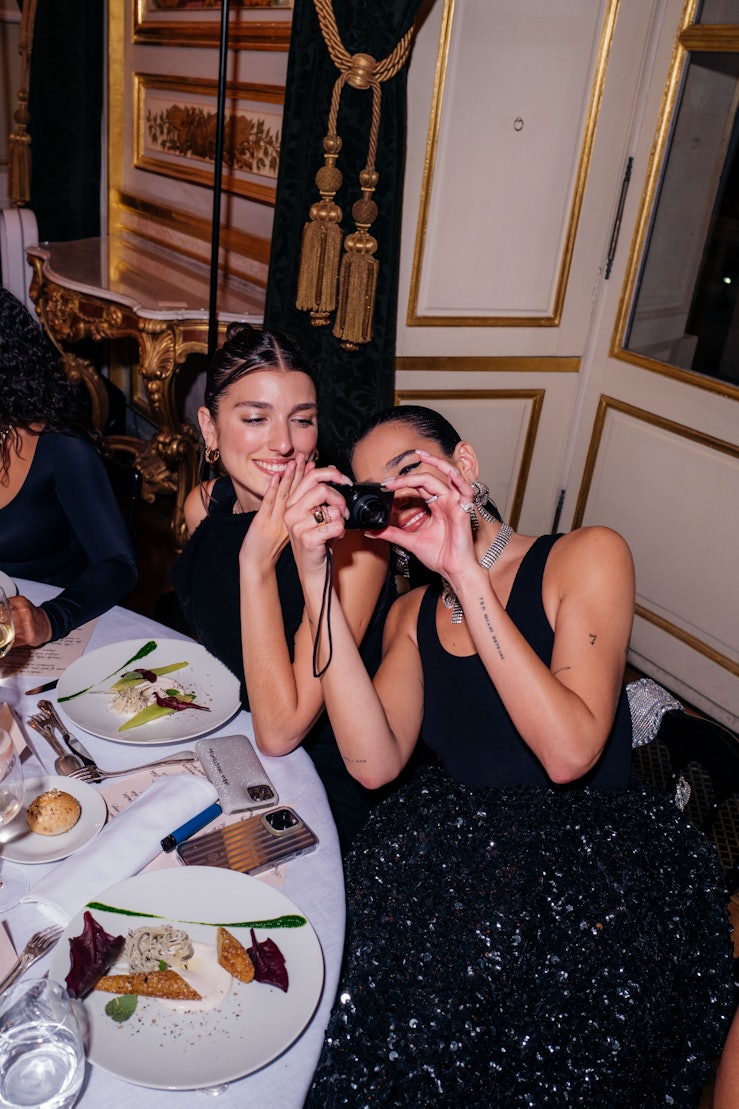 Celebrities at Balenciaga dinner.