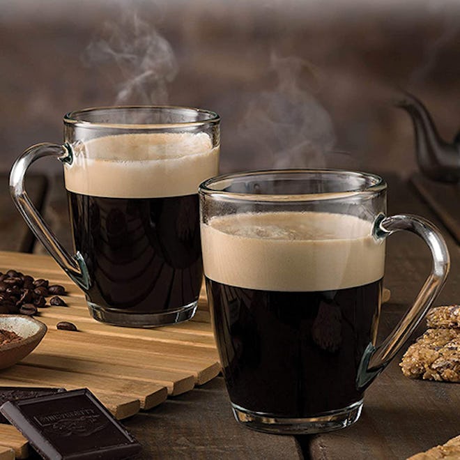 Bormioli Rocco Glass Coffee Mug Set (6-Pack)