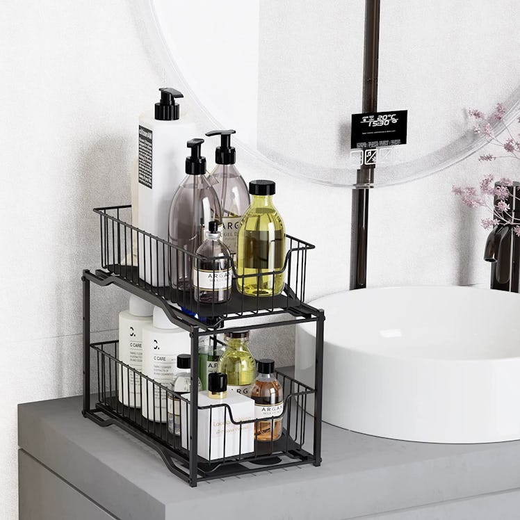 Simple Trending Stackable 2-Tier Under Sink Cabinet Organizer 
