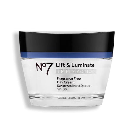 No7 Lift & Luminate Day Cream SPF 30 is one of Tayshia Adams' favorite skin care products