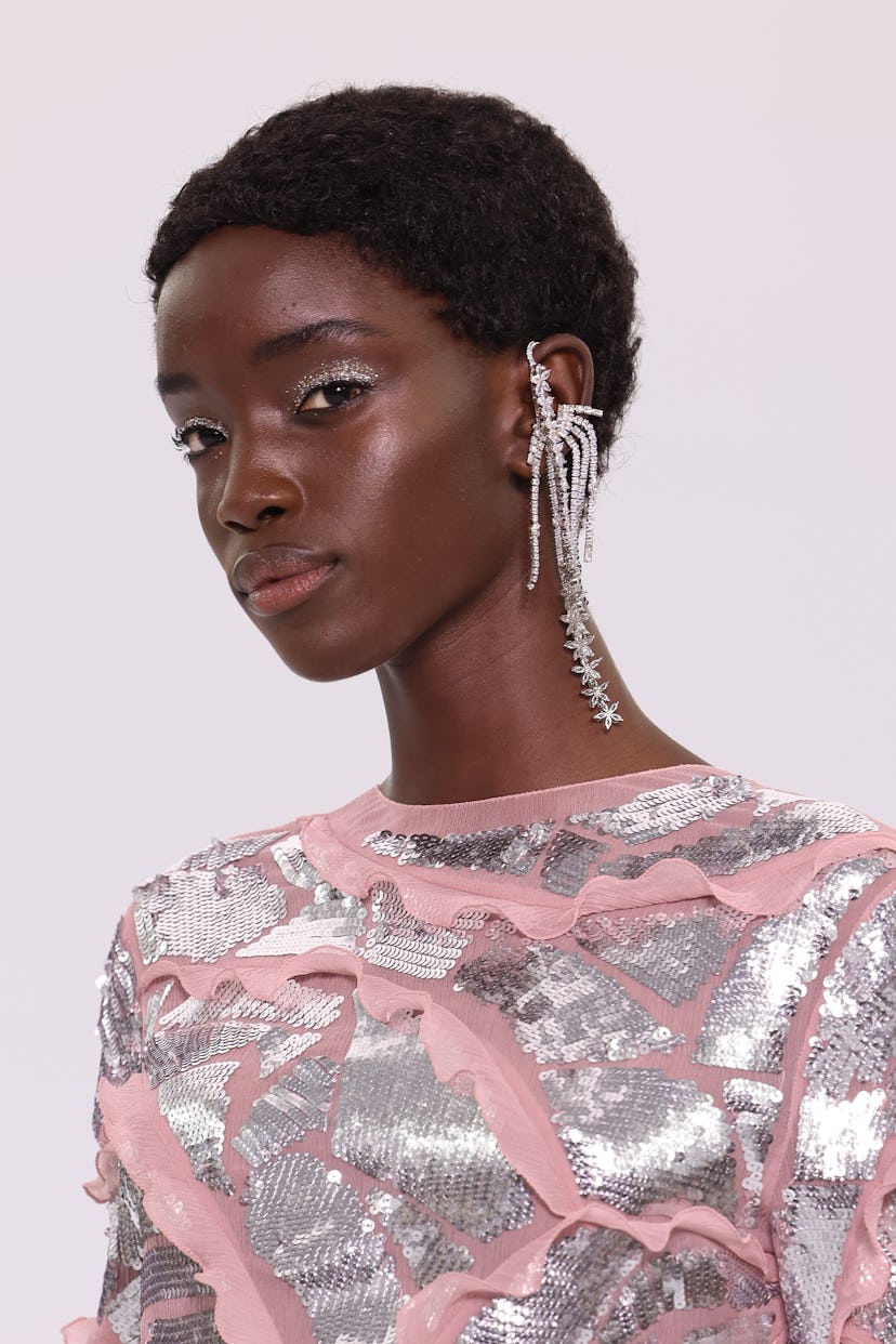 A model at the Fendi Couture show
