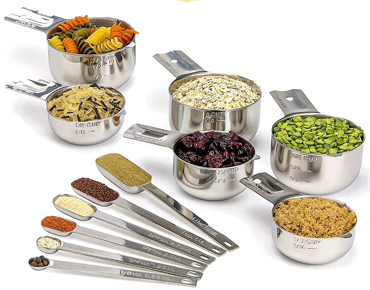 Simply Gourmet Measuring Cups and Spoons (Set of 12)