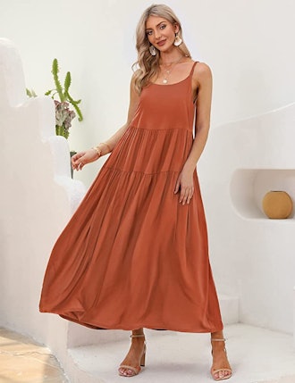 YESNO Spaghetti Strap Maxi Dress