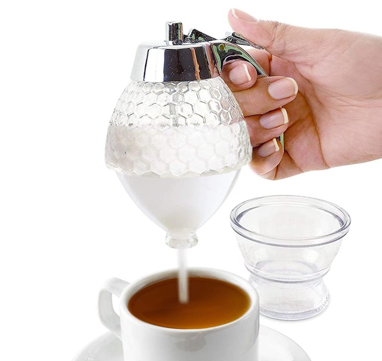 hunnibi Glass Sugar Container Dispenser