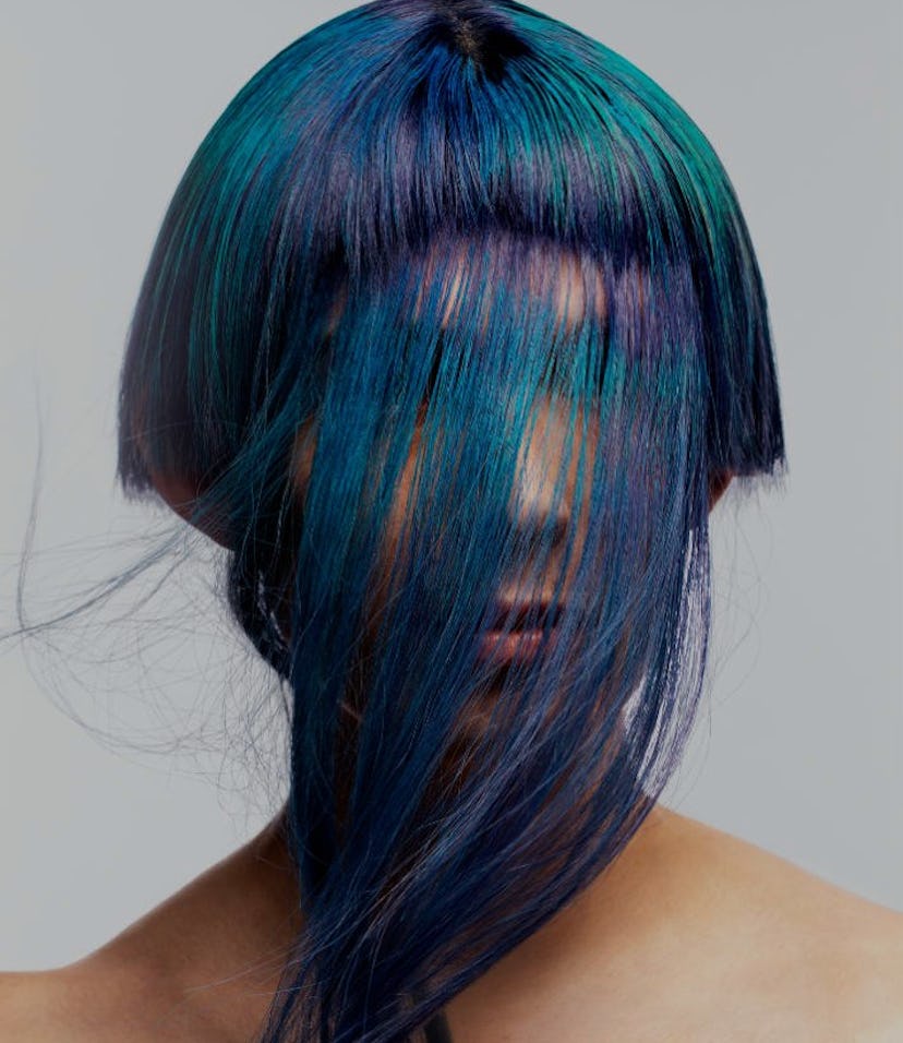 The Unseen Colour Alchemy dye in "Peacock"