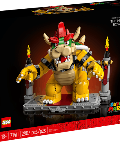 A look at what the packaging will look like for the Bowser LEGO set