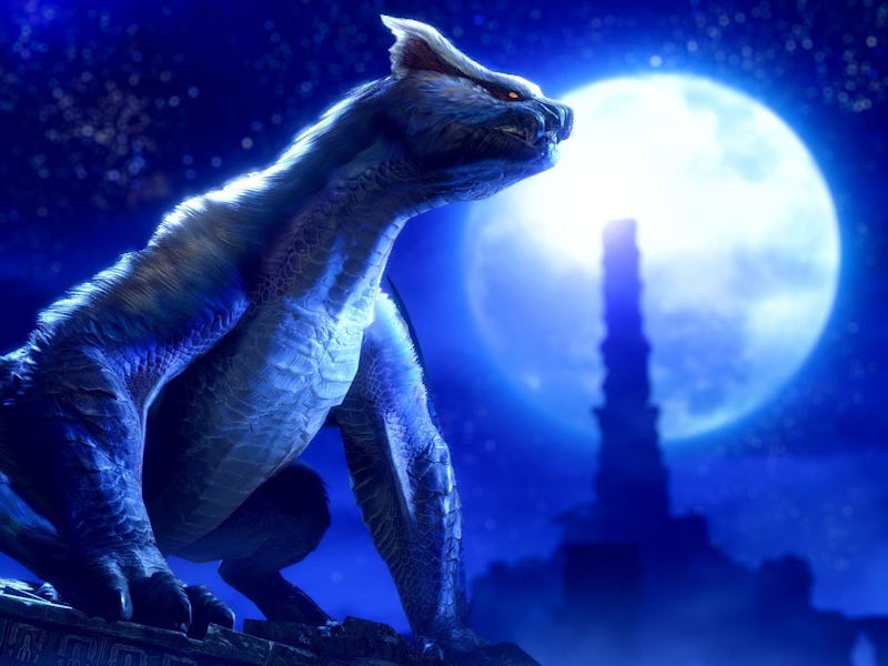 Concept art for the monster hunter rise expansion sunbreak