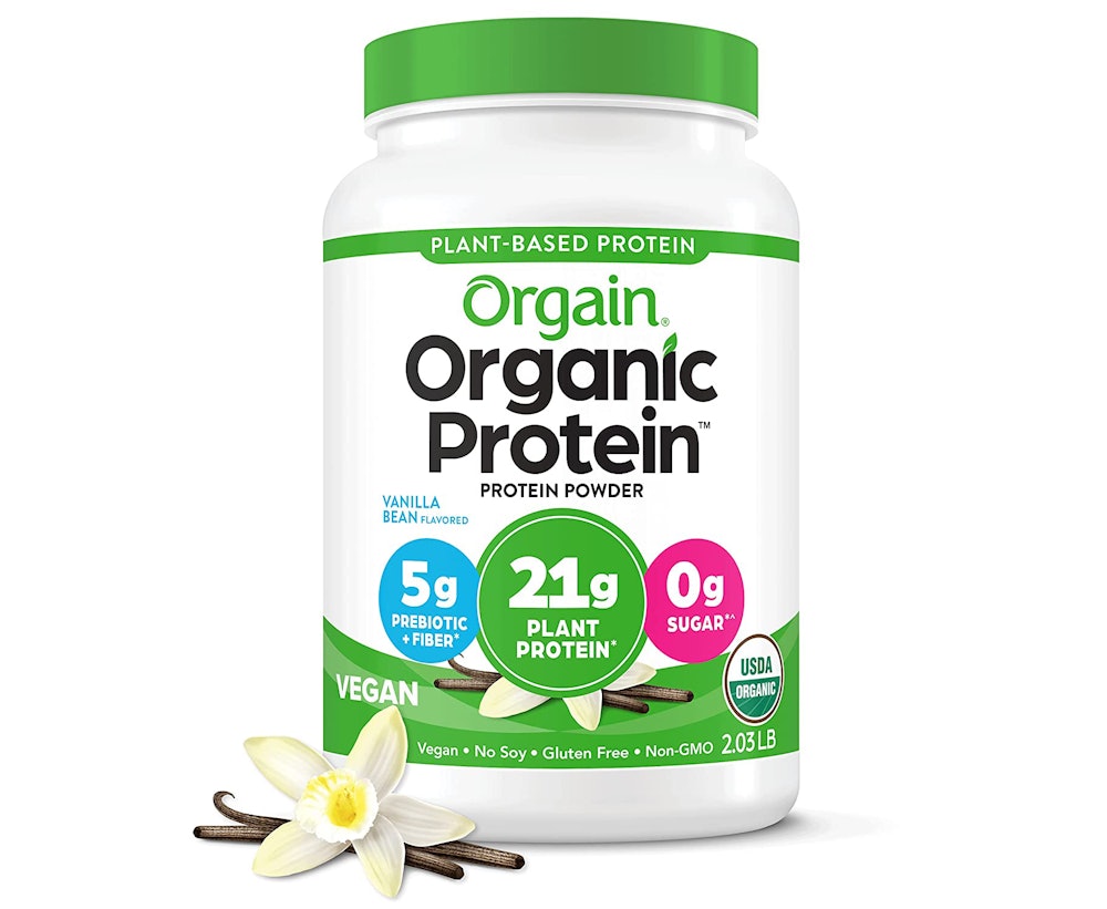 Orgain Organic Vegan Protein Powder, Vanilla Bean (2.03 Pounds)