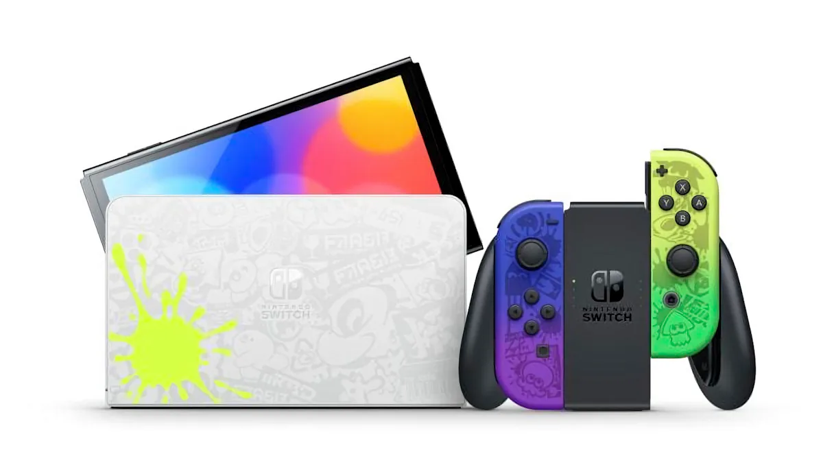 Nintendo's next Switch OLED is plastered in 'Splatoon' graffiti Nintendo's next Switch OLED is plastered in 'Splatoon' graffiti