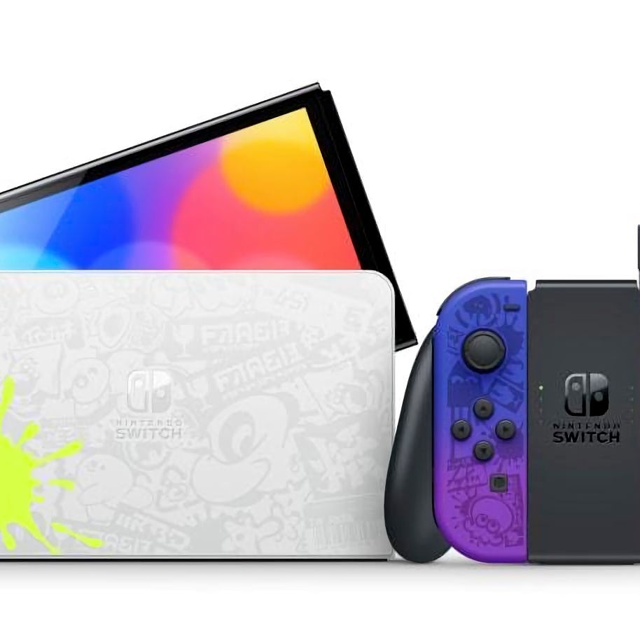 Nintendo's next Switch OLED is plastered in 'Splatoon' graffiti Nintendo's next Switch OLED is plastered in 'Splatoon' graffiti