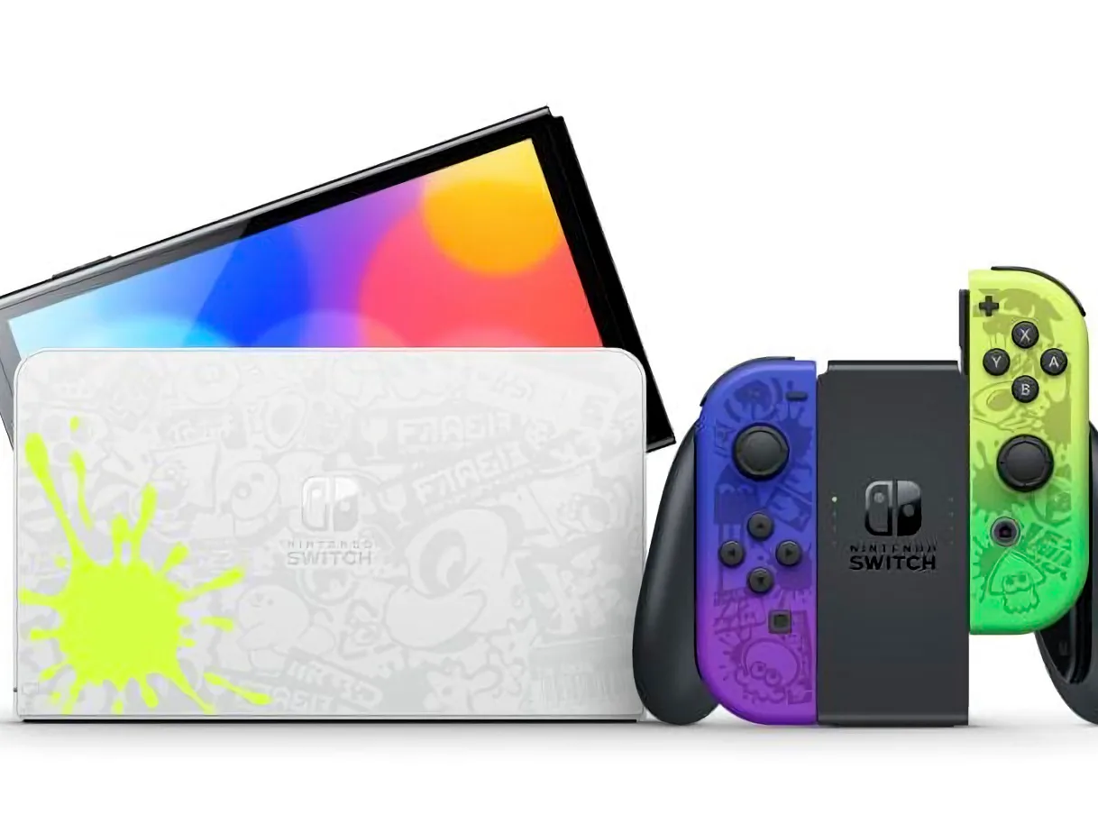 Nintendo's next Switch OLED is plastered in 'Splatoon' graffiti Nintendo's next Switch OLED is plastered in 'Splatoon' graffiti